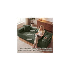 GRUSIGN 78" 5-in-1 Convertible Futon Sofa Bed, Boneless Corduroy, Green